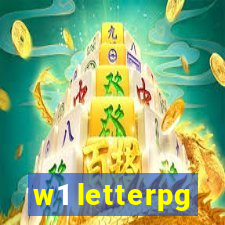 w1 letterpg